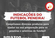 Produtos indicados pelo Futebol Peneira!