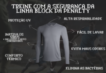 Treine com a segurança da linha block da Penalty!