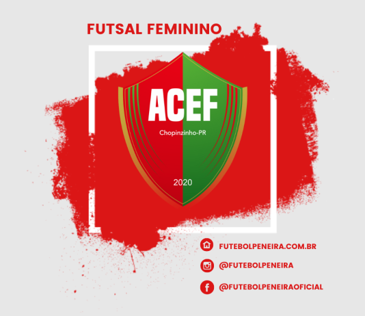 ACEF Chopinzinho-PR com peneiras para futsal feminino